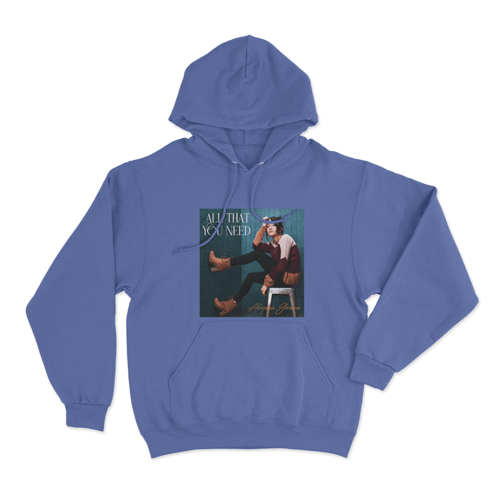 All That You Need Unisex Hoodie Blue All That You Need Unisex Hoodie Blue