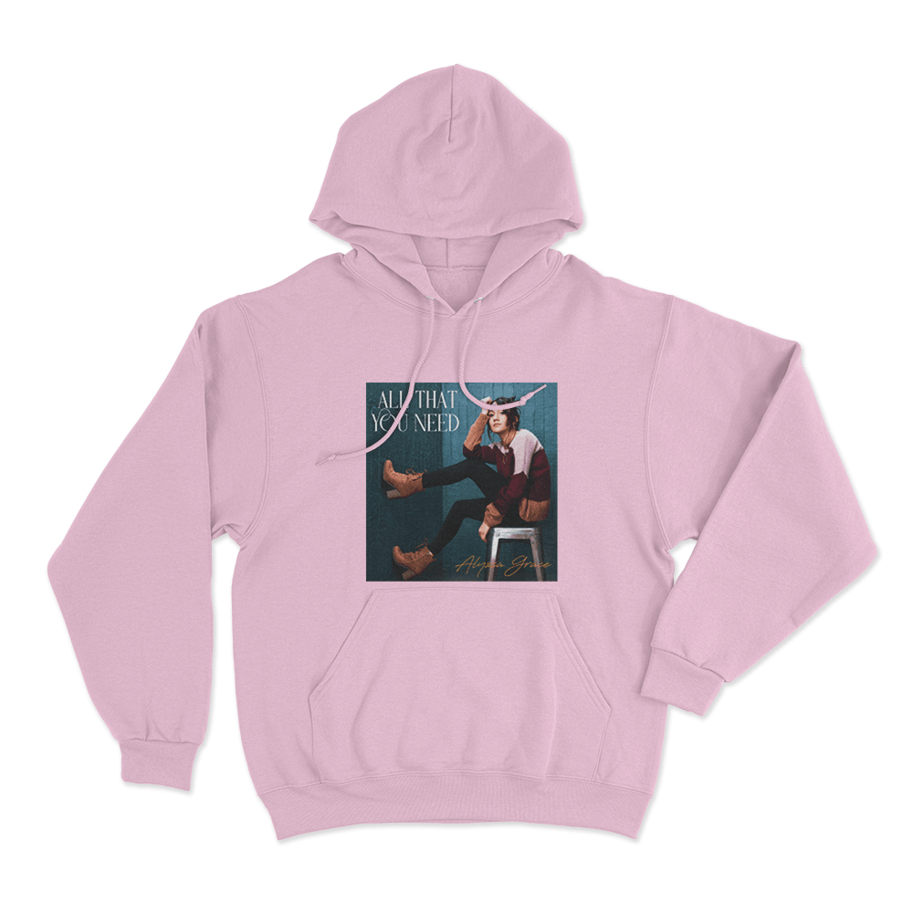 All That You Need Unisex Hoodie Pink All That You Need Unisex Hoodie Pink