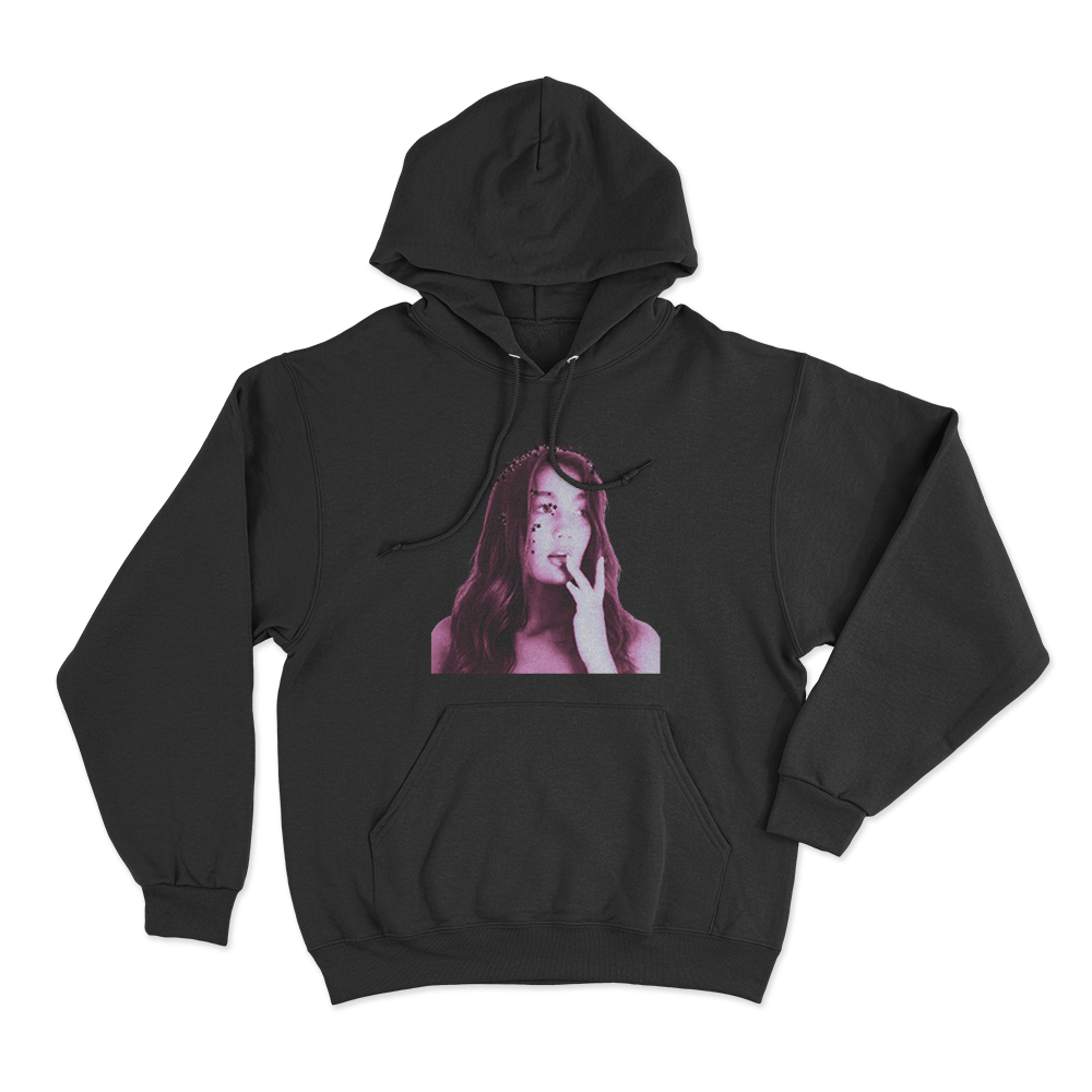 Alyssa Grace Portrait Unisex Hoodie Black Alyssa Grace Portrait Unisex Hoodie Black
