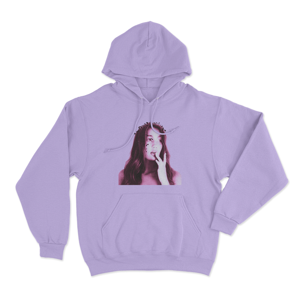 Alyssa Grace Portrait Unisex Hoodie Purple Alyssa Grace Portrait Unisex Hoodie Purple