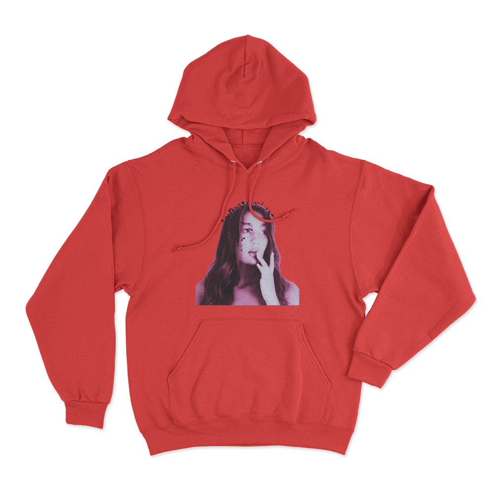 Alyssa Grace Portrait Unisex Hoodie Red Alyssa Grace Portrait Unisex Hoodie Red