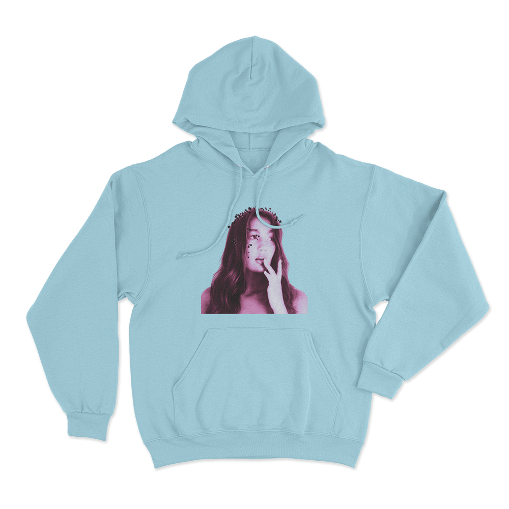 Alyssa Grace Portrait Unisex Hoodie Sky Blue Alyssa Grace Portrait Unisex Hoodie Sky Blue