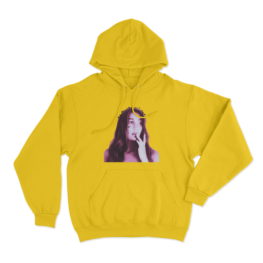 Alyssa Grace Portrait Unisex Hoodie Yellow Alyssa Grace Portrait Unisex Hoodie Yellow