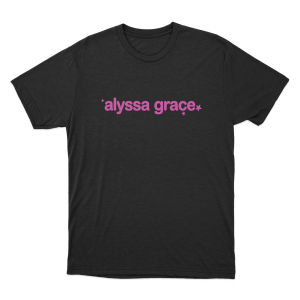 Alyssa Grace Stars Unisex T Shirt Black