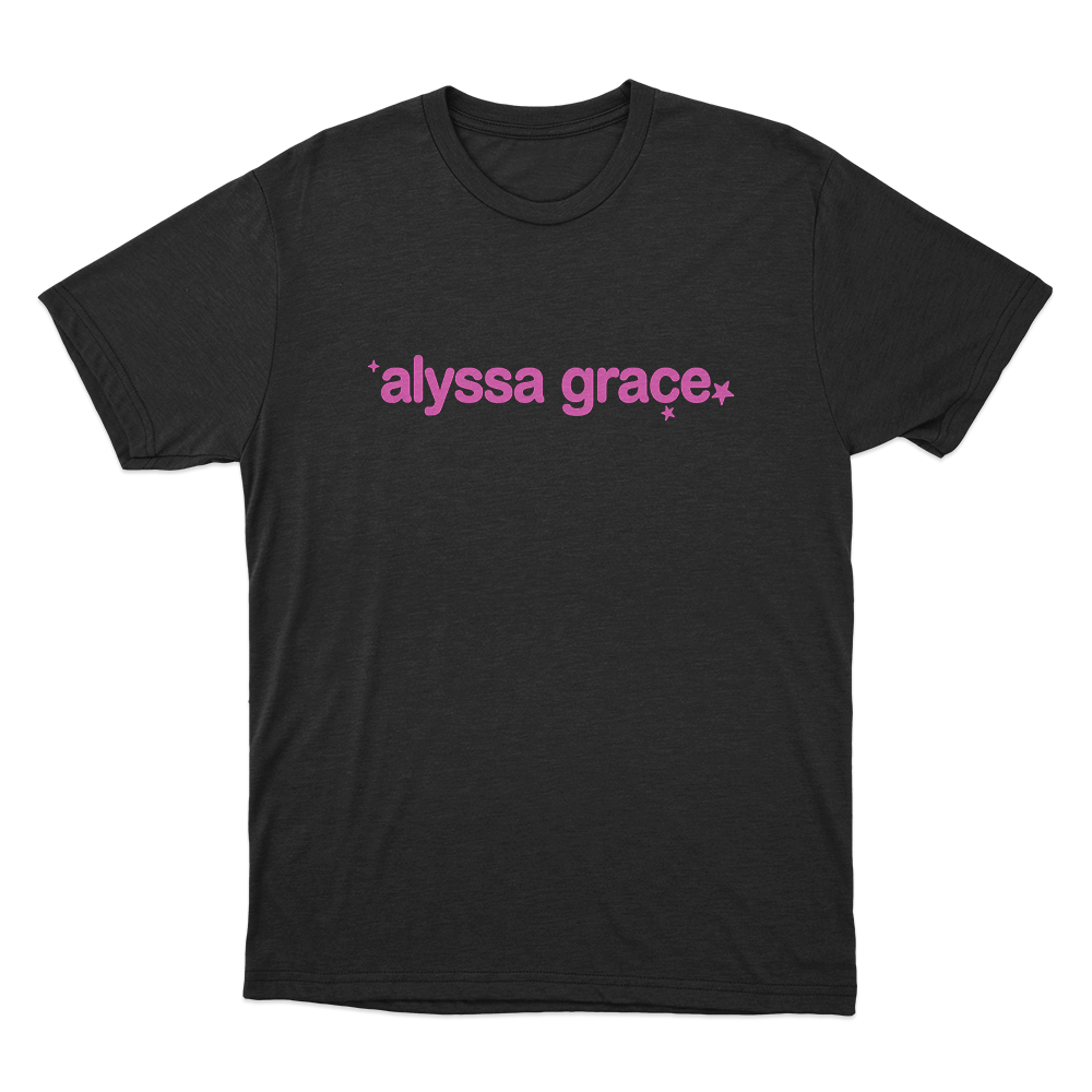 Alyssa Grace Stars Unisex T Shirt Black Alyssa Grace Stars Unisex T Shirt Black