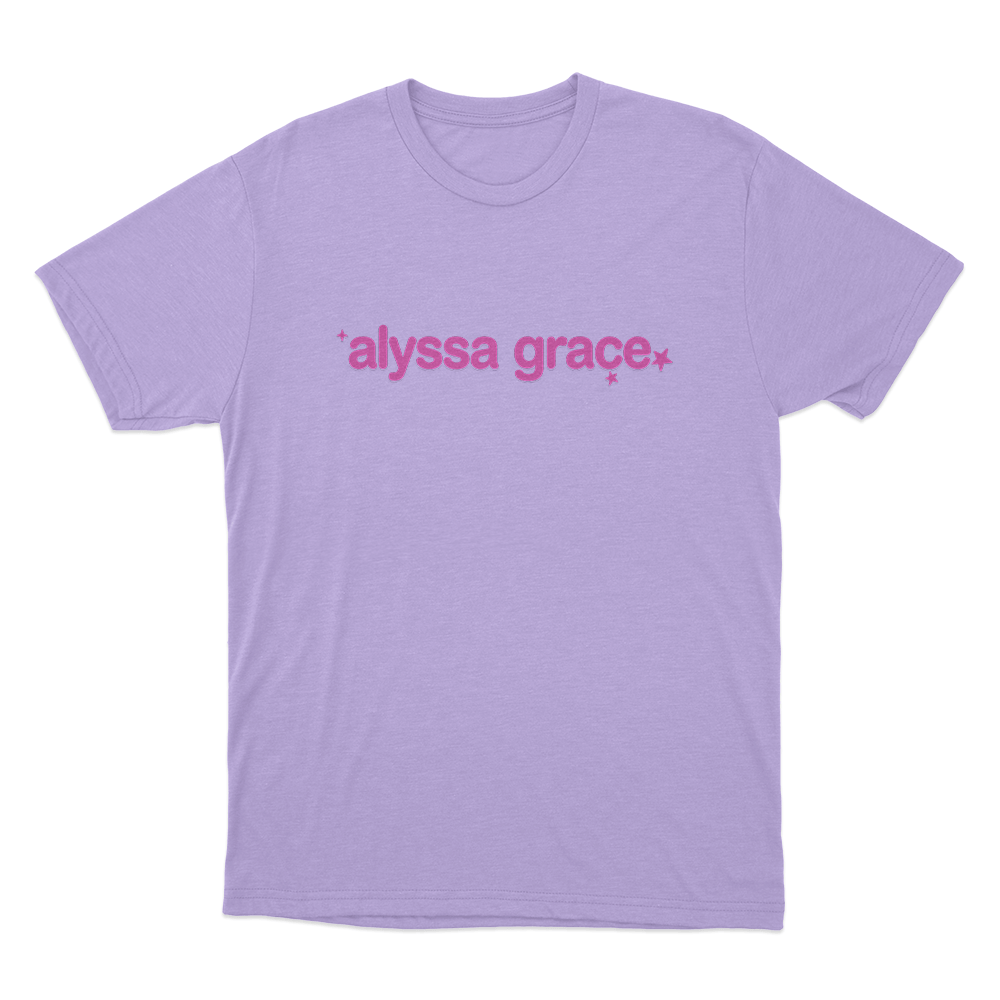Alyssa Grace Stars Unisex T Shirt Purple Alyssa Grace Stars Unisex T Shirt Purple