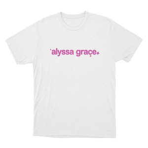 Alyssa Grace Stars Unisex T Shirt White