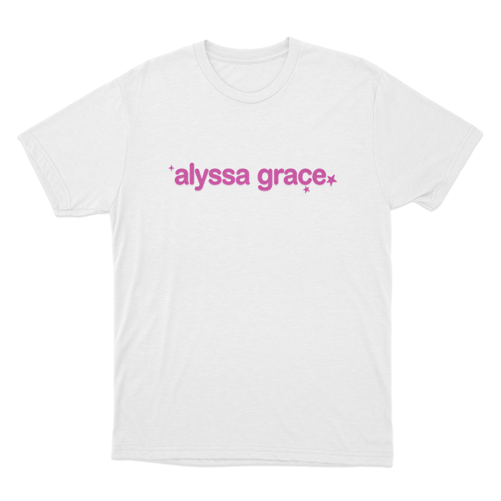 Alyssa Grace Stars Unisex T Shirt White Alyssa Grace Stars Unisex T Shirt White