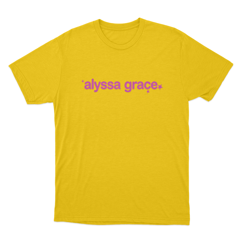 Alyssa Grace Stars Unisex T Shirt Yellow Alyssa Grace Stars Unisex T Shirt Yellow