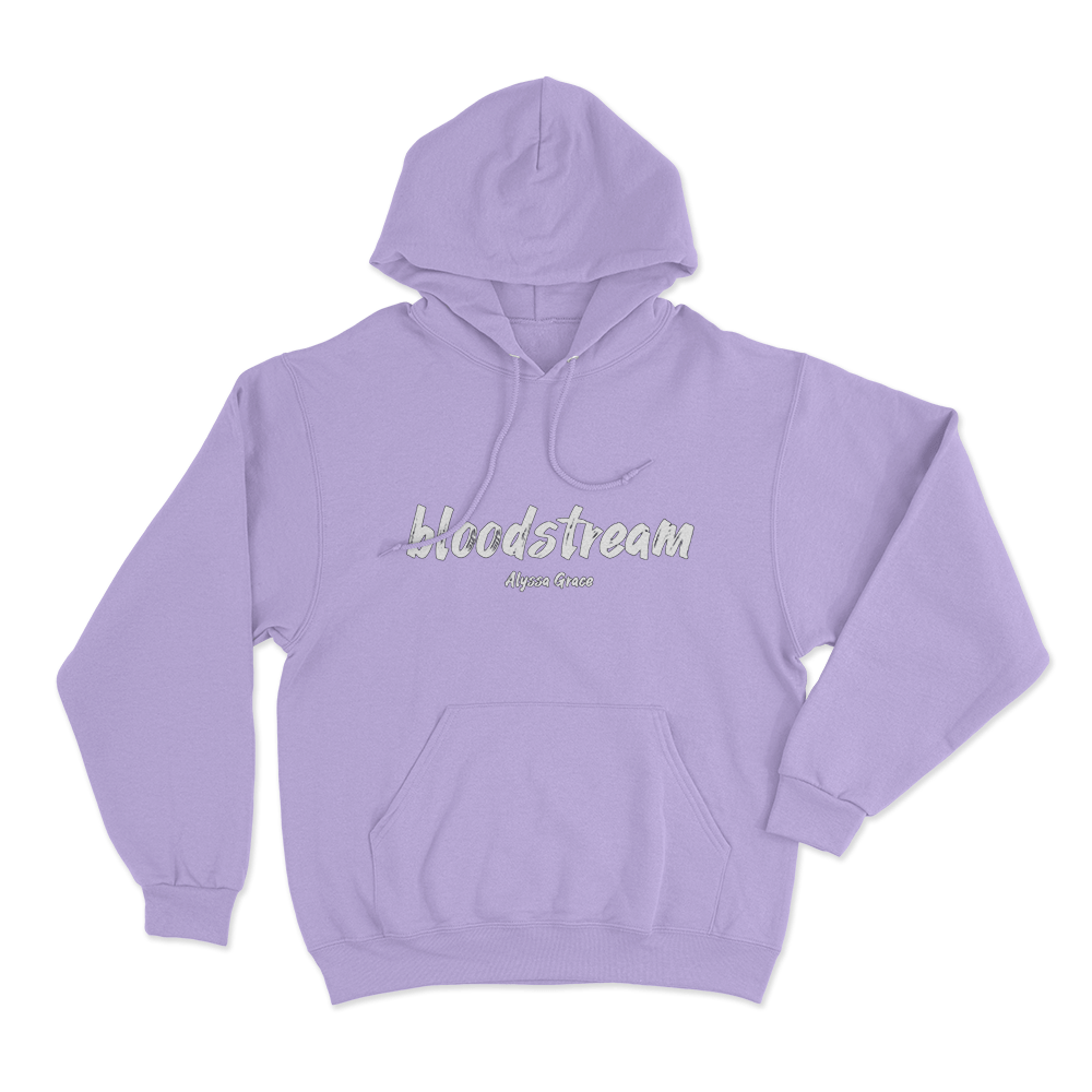 Bloodstream Unisex Hoodie Purple Bloodstream Unisex Hoodie Purple