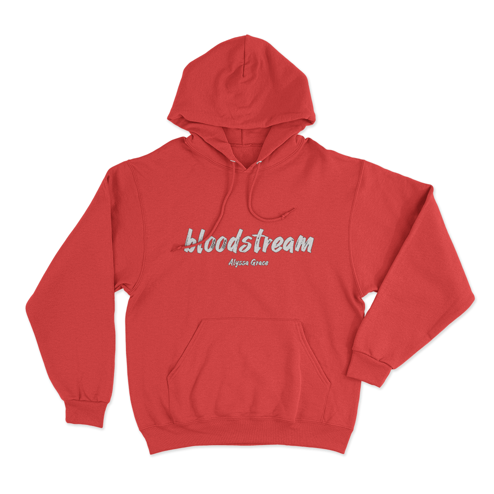 Bloodstream Unisex Hoodie Red Bloodstream Unisex Hoodie Red