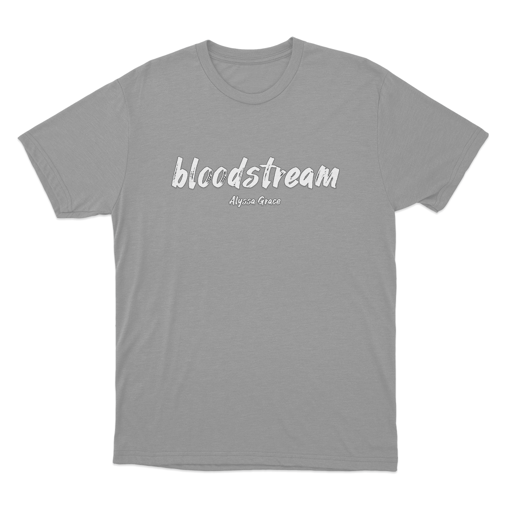 Bloodstream Unisex T Shirt Grey Bloodstream Unisex T Shirt Grey