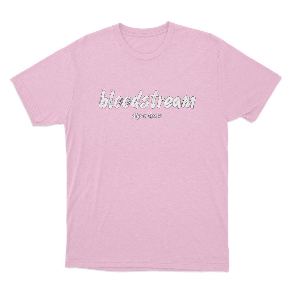 Bloodstream Unisex T Shirt Pink Bloodstream Unisex T Shirt Pink
