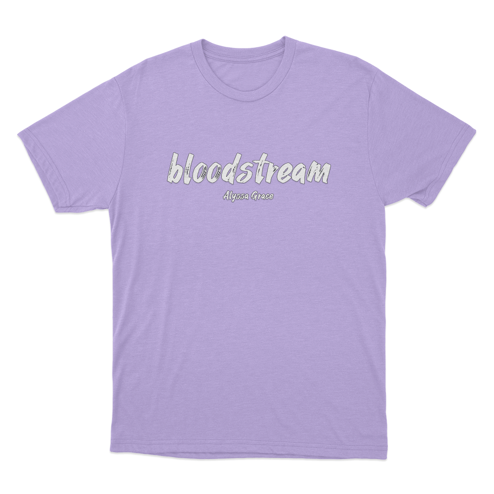 Bloodstream Unisex T Shirt Purple Bloodstream Unisex T Shirt Purple