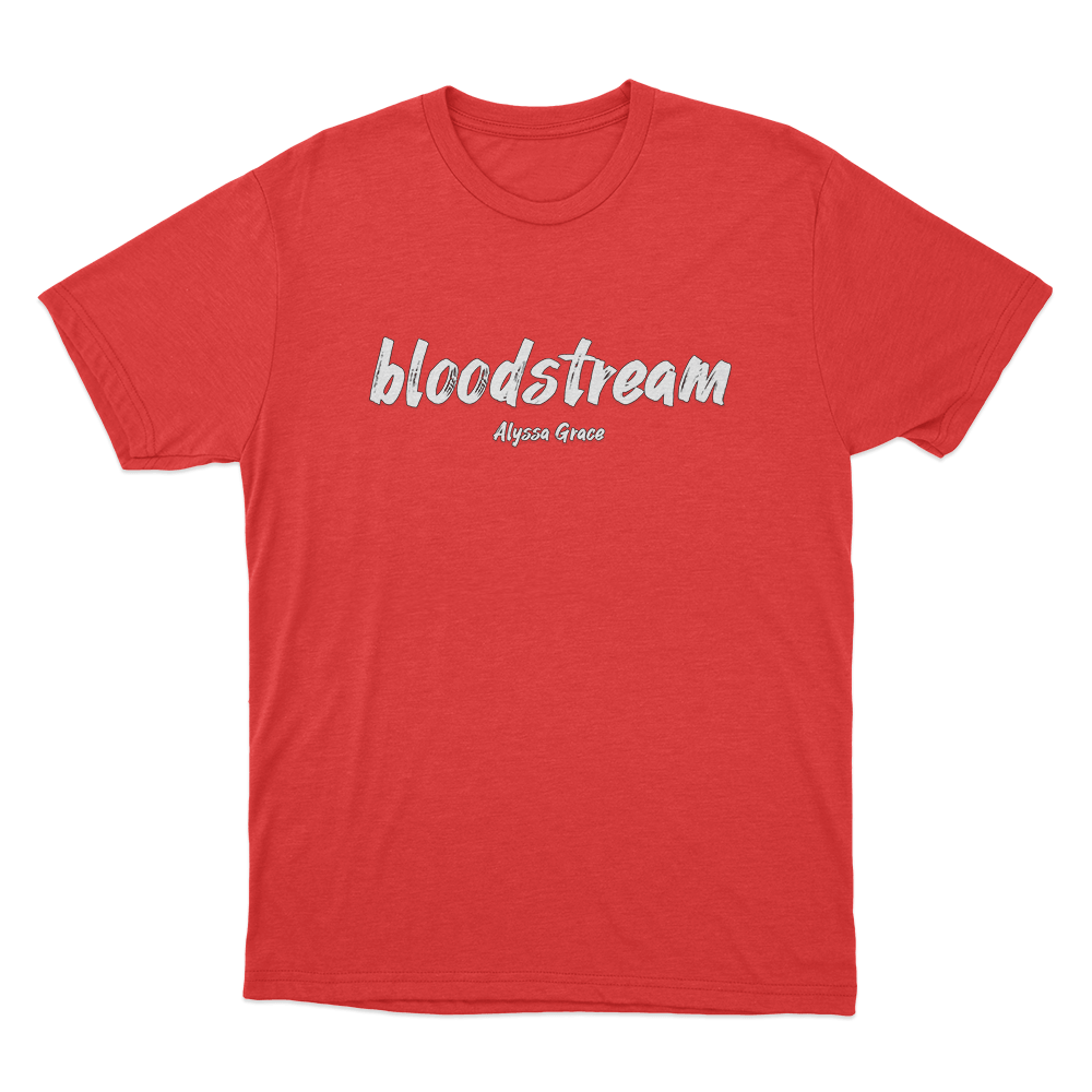 Bloodstream Unisex T Shirt Red Bloodstream Unisex T Shirt Red