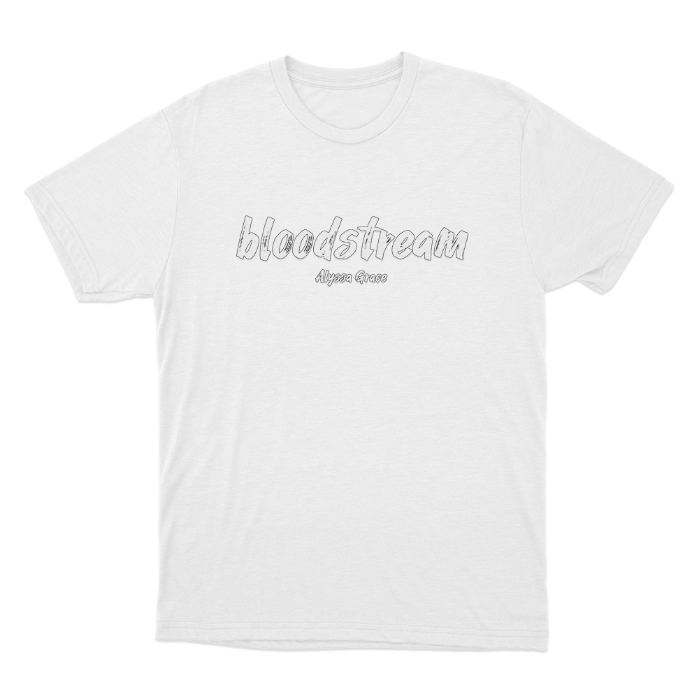 Bloodstream Unisex T Shirt White Bloodstream Unisex T Shirt White