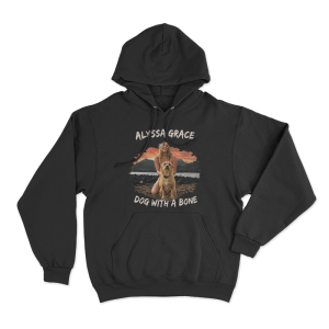 Dog With A Bone Unisex Hoodie Black
