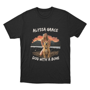 Dog With A Bone Unisex T Shirt Black