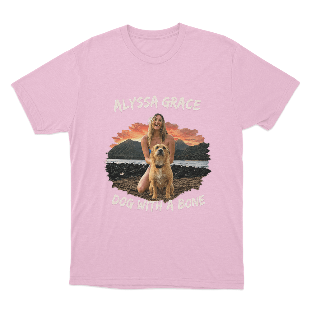 Dog With A Bone Unisex T Shirt Pink Dog With A Bone Unisex T Shirt Pink