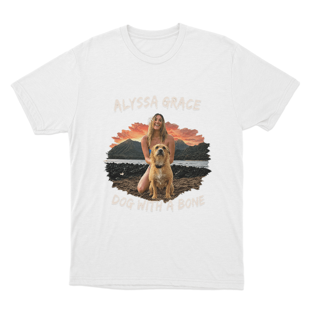 Dog With A Bone Unisex T Shirt White Dog With A Bone Unisex T Shirt White