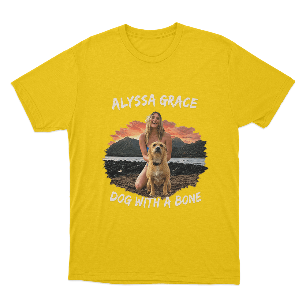 Dog With A Bone Unisex T Shirt Yellow Dog With A Bone Unisex T Shirt Yellow