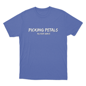 Picking Petals Unisex T Shirt Blue