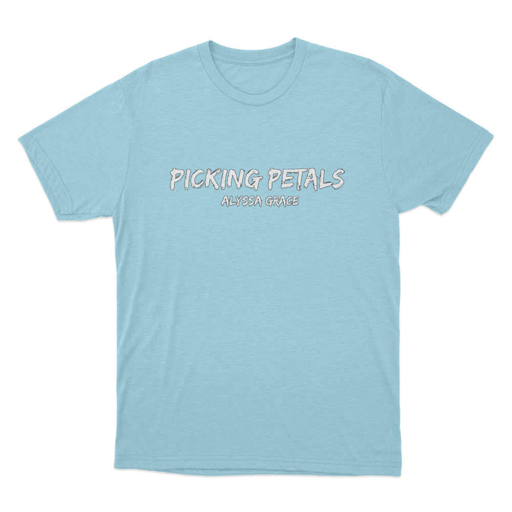 Picking Petals Unisex T Shirt Sky Blue Picking Petals Unisex T Shirt Sky Blue