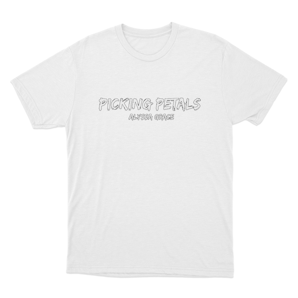 Picking Petals Unisex T Shirt White Picking Petals Unisex T Shirt White